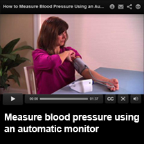 Video: how to measure blood pressure with an automatic monitor